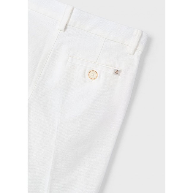 Mayoral Βερµουδα λινη suiting 25-03217-055 κρεμ