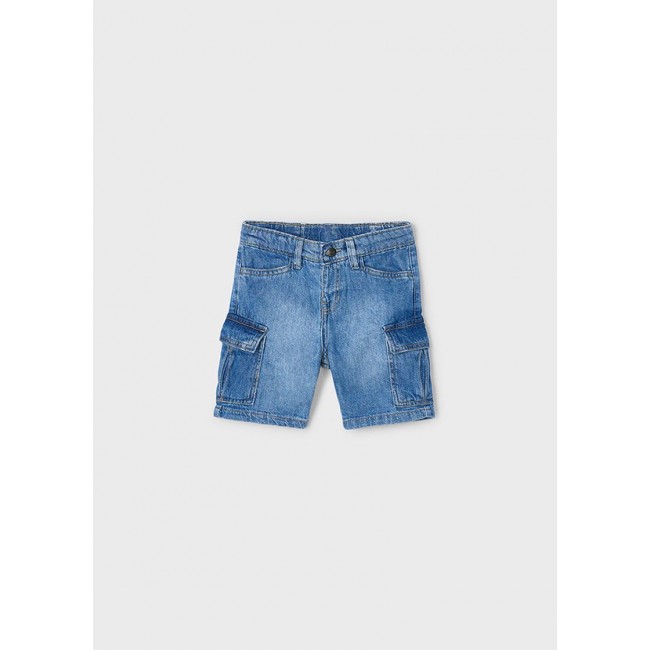 Mayoral Βερµουδα denim cargo 25-03229-097 τζιν