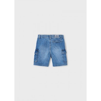 Mayoral Βερµουδα denim cargo 25-03229-097 τζιν
