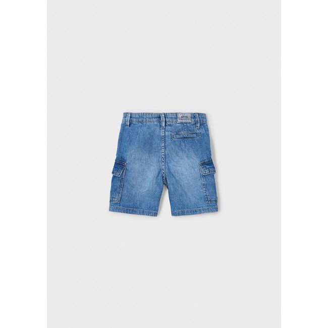 Mayoral Βερµουδα denim cargo 25-03229-097 τζιν