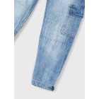 Mayoral Παντελονι denim cargo parachut 25-03573-023 τζιν Mayoral Παντελονι denim cargo parachut 25-03573-023 τζιν