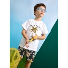 Mayoral Σετ µακο βερµουδα σταµπωτη 25-03604-072 μπλε φοινι