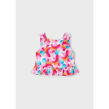 Mayoral Τοπ peplum 25-03023-050 ματζεντα