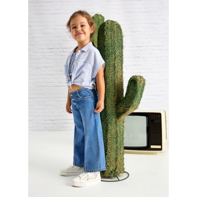 Mayoral Παντελονι µακρυ denim φαρδυ 25-03558-076 τζιν