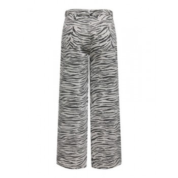 Only ONLHOPE HW ZEBRA WIDE DNM SIK 15355553 light grey denim zebra