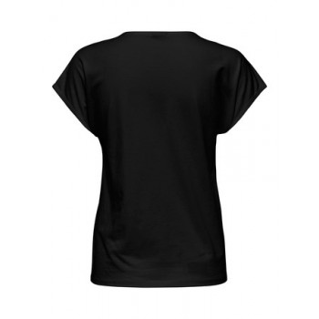 Only ONLMATTI S/S DETAIL TEE CS JRS 15362728 black pearls