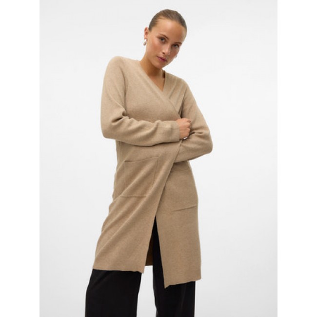 Vero moda VMSABA LS POCKET COATIGAN GA NOOS 10309316 silver mink melange