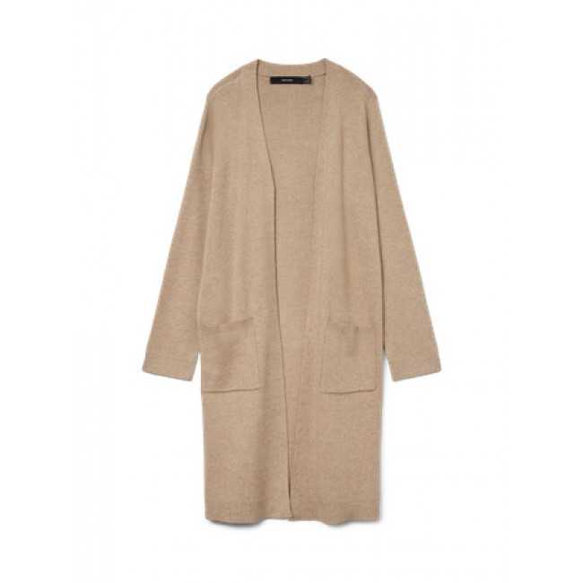 Vero moda VMSABA LS POCKET COATIGAN GA NOOS 10309316 silver mink melange