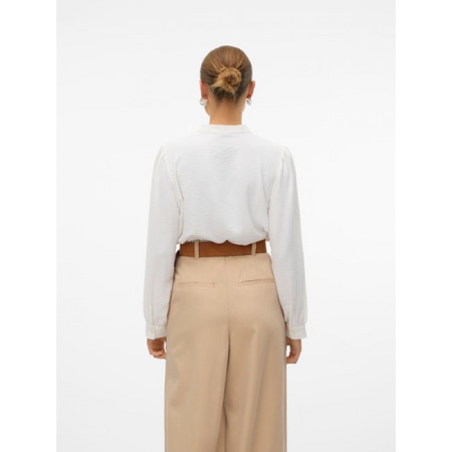 Vero moda VMEMMA LS LACE SHIRT WVN GA NOOS 10314655 snow white