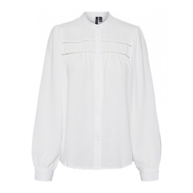 Vero moda VMEMMA LS LACE SHIRT WVN GA NOOS 10314655 snow white