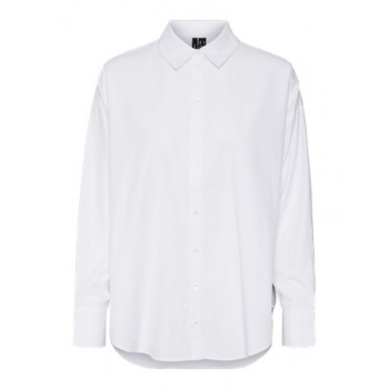 Vero moda VMFANNI LS SHIRT WVN GA NOOS 10314683 bright whihte