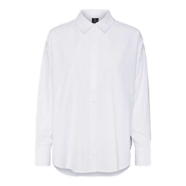 Vero moda VMFANNI LS SHIRT WVN GA NOOS 10314683 bright whihte