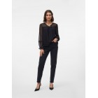 Vero moda VMLEAH LS LACE TOP WVN GA NOOS 10314692 black