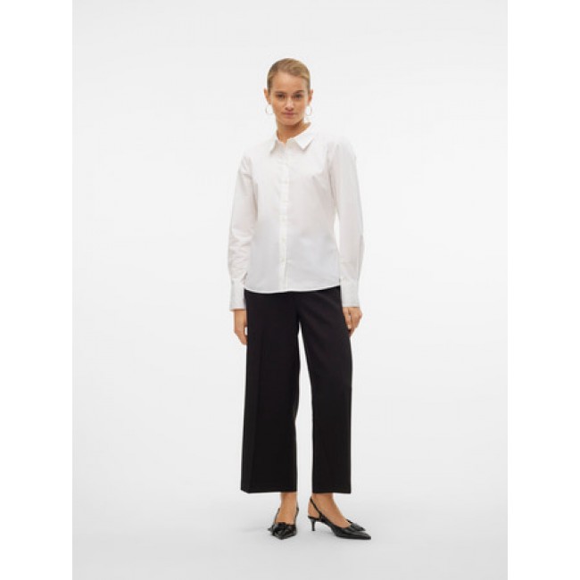 Vero moda VMANNA LS FITTED SHIRT WVN GA NOOS 10318701 bright white