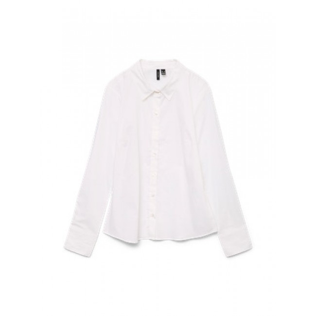 Vero moda VMANNA LS FITTED SHIRT WVN GA NOOS 10318701 bright white