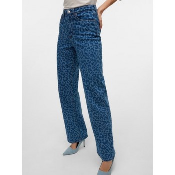Vero moda VMTESSA HR WIDE DNM LEO JEANS 10333902 medium blue denim