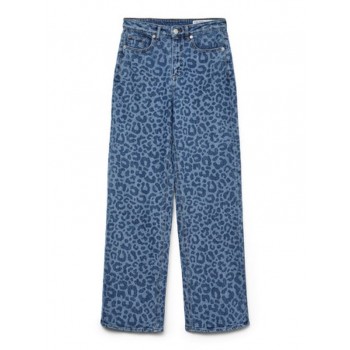 Vero moda VMTESSA HR WIDE DNM LEO JEANS 10333902 medium blue denim