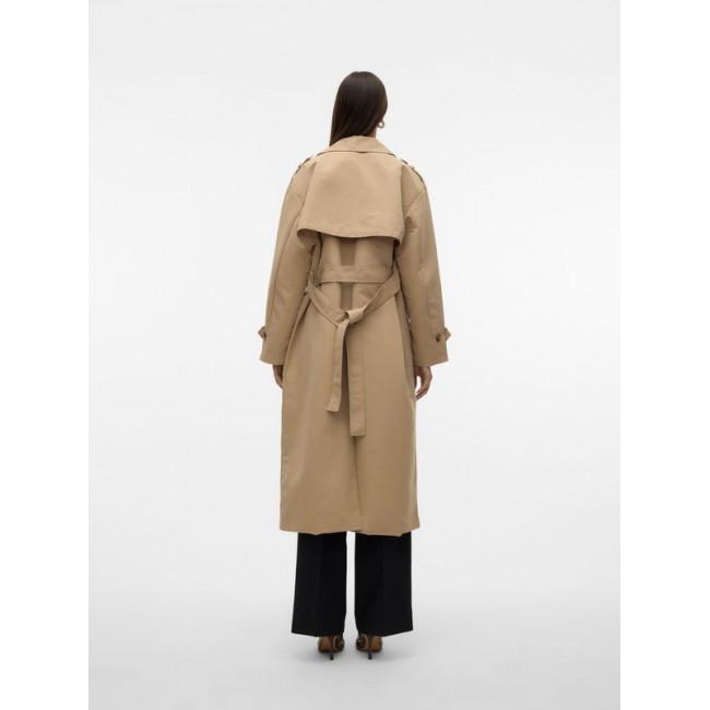 Vero moda VMCHLOE LONG TRENCHCOAT NOOS 10300263 silver mink