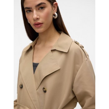 Vero moda VMCHLOE LONG TRENCHCOAT NOOS 10300263 silver mink