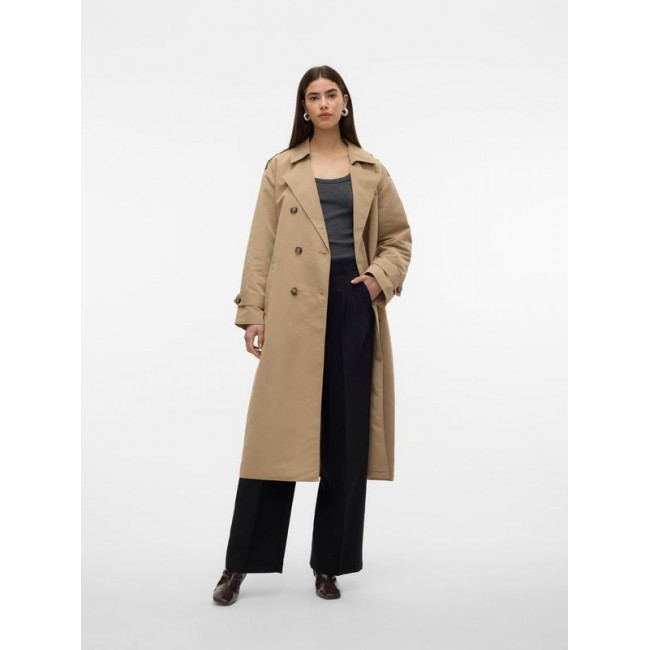 Vero moda VMCHLOE LONG TRENCHCOAT NOOS 10300263 silver mink