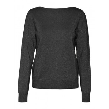 Vero moda VMHAPPYGLITTER LS 2WAY PULLOVER BOO 10317960 4675364 black w dtm lurex Vero moda VMHAPPYGLITTER LS 2WAY PULLOVER BOO 10317960 4675364 black w dtm lurex