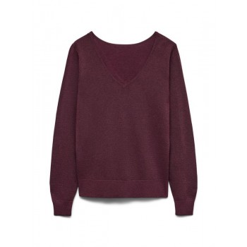 Vero moda VMHAPPYGLITTER LS 2WAY PULLOVER BOO 10317960 10317960 winetasting w dtm lurex