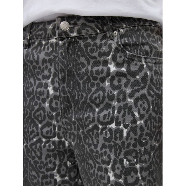 Vero moda VMTESSA HR WIDE JEANS LEO 10329307 4901619 eiffel tower leopard