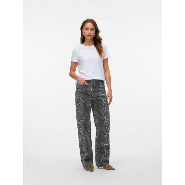 Vero moda VMTESSA HR WIDE JEANS LEO 10329307 4901619 eiffel tower leopard