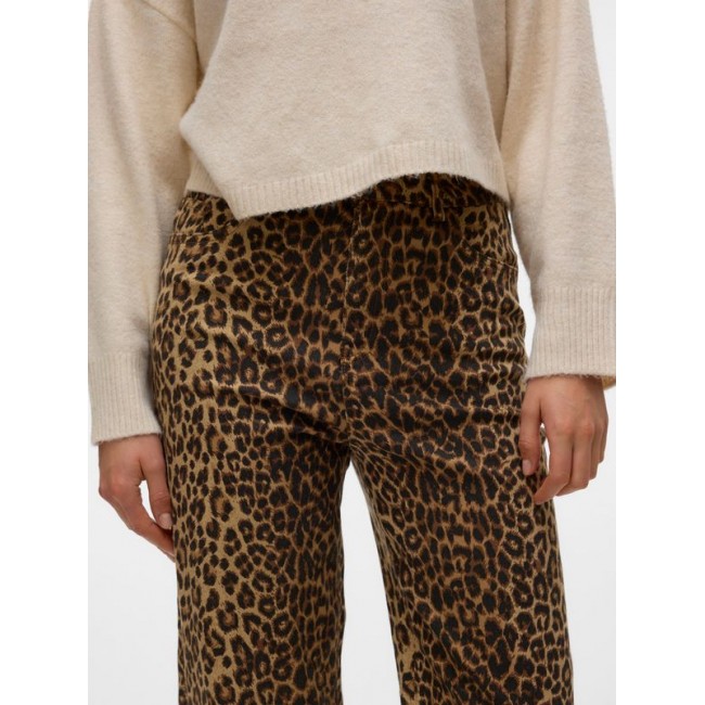 Vero moda VMTESSA HR WIDE STRETCH AOP JEANS NOOS 10330128 4759252 silver mink leopard