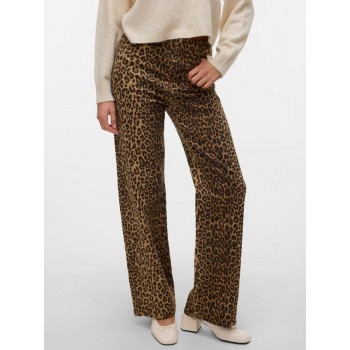 Vero moda VMTESSA HR WIDE STRETCH AOP JEANS NOOS 10330128 4759252 silver mink leopard