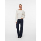 Vero moda VMELLIE SHINE LS U-BACK PULLOVER BOO 10331546 birch w silver lurex