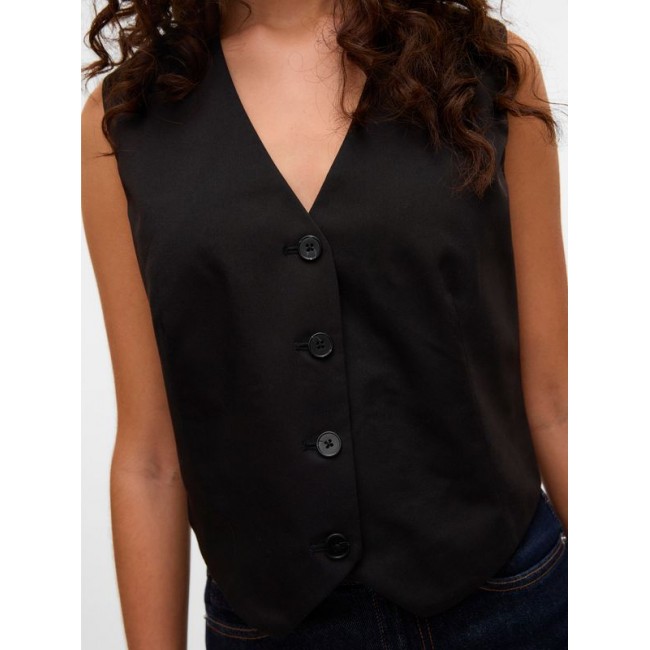 Vero moda VMNILA SL TAILORED WAISTCOAT 10331682 4790038 black