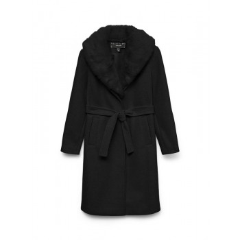 Vero moda VMAUTUMN DIVA LONG COAT GA 10333658 4898584 black black fur