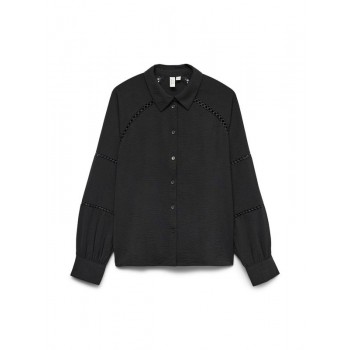 Vero moda VMGUSLA L/S SHIRT WVN BTQ GA 10335902 4848299 black