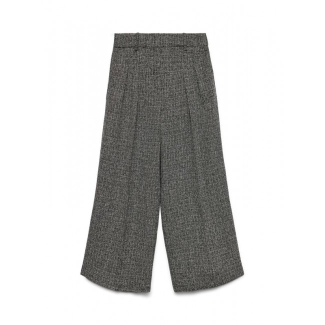 Vero moda VMPERLE MW SUPER WIDE PANT 10336076 4849863 black salt and pepper Vero moda VMPERLE MW SUPER WIDE PANT 10336076 4849863 black salt and pepper