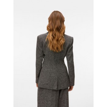 Vero moda VMPERLE LS FITTED BOW BLAZER 10336081 4849880 black salt and pepper