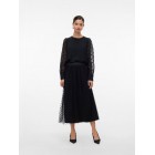 Vero moda VMALVA DETAIL LS TOP WVN 10337474 4867732 black