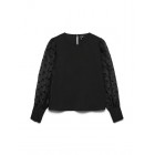 Vero moda VMALVA DETAIL LS TOP WVN 10337474 4867732 black