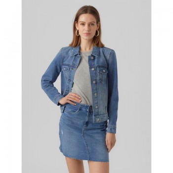 Vero moda VMZORICA LS DENIM JACKET MIX GA NOOS 10279789 medium blue denim