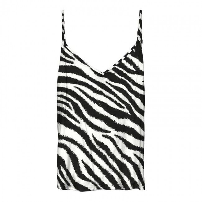 Vero moda VMEASY JOY V-NECK SINGLET WVN GA 10297362 birch zebra Vero moda VMEASY JOY V-NECK SINGLET WVN GA 10297362 birch zebra