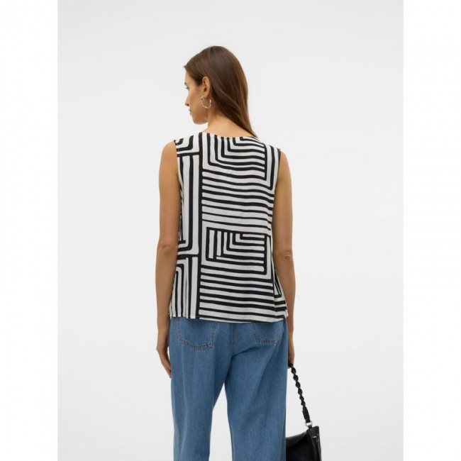 Vero moda VMEASY JOY S/L V-NECK TOP WVN GA 10301759 black pemille Vero moda VMEASY JOY S/L V-NECK TOP WVN GA 10301759 black pemille