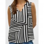Vero moda VMEASY JOY S/L V-NECK TOP WVN GA 10301759 black pemille Vero moda VMEASY JOY S/L V-NECK TOP WVN GA 10301759 black pemille