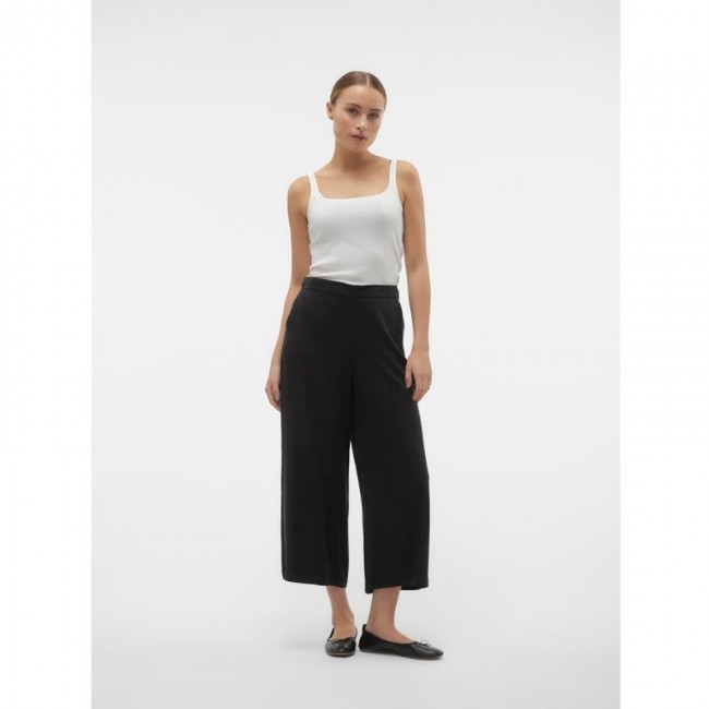 Vero moda VMBREE MR WIDE TENCEL CULOTTE GA NOOS 10304861 black denim Vero moda VMBREE MR WIDE TENCEL CULOTTE GA NOOS 10304861 black denim