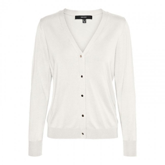 Vero moda VMSILJE LS V-NECK CARDIGAN GA NOOS 10320456 snow white