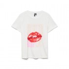 Vero moda VMSORI FRANCIS SS TOP BOX JRS GA 10325320 snow white ruby lips