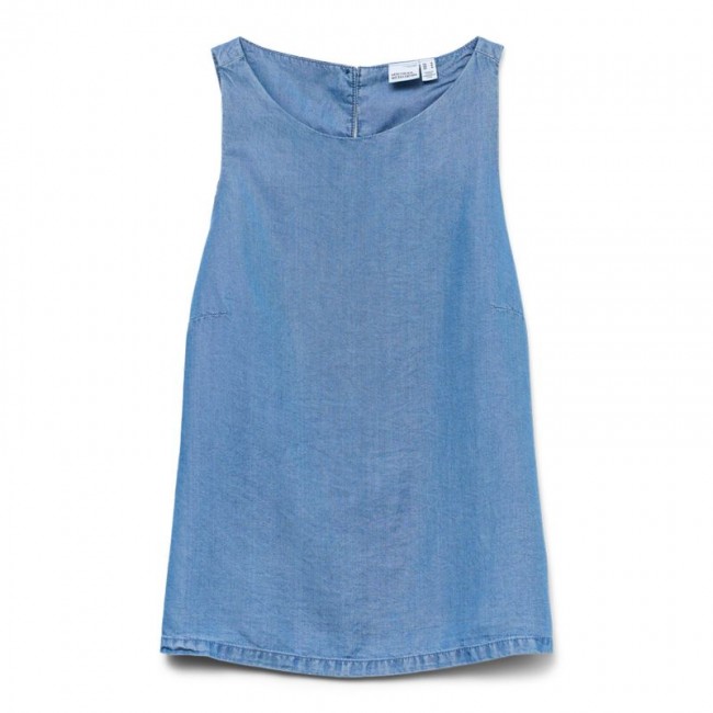 Vero moda VMFLEUR SL TENCEL TOP GA 10326057 medium blue denim