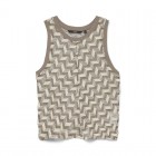 Vero moda VMTIKKA SL CROCHET TOP JRS GA 10327092 silver mink cloud dancer blend Vero moda VMTIKKA SL CROCHET TOP JRS GA 10327092 silver mink cloud dancer blend