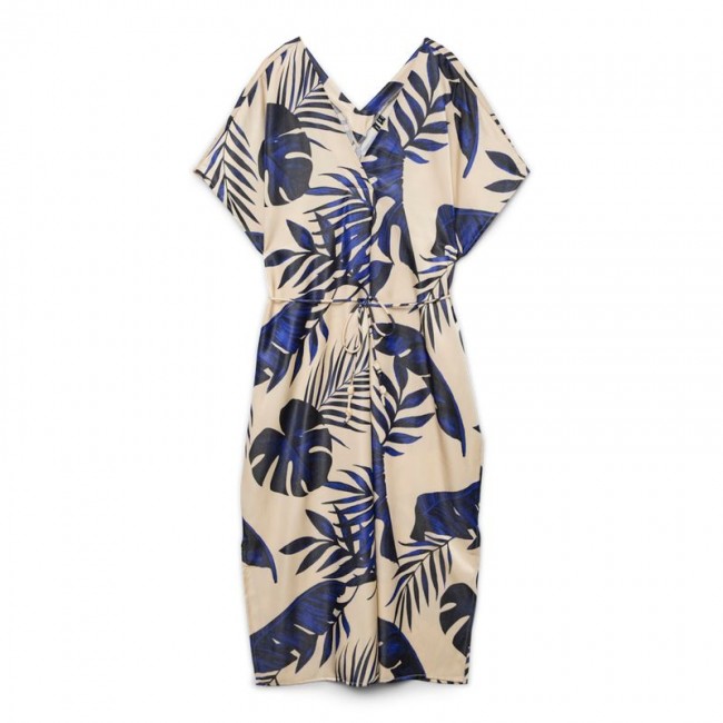 Vero moda VMVINA WIDE 7/8 KAFTAN WVN GA 10327430 cloud dancer leaf