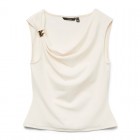 Vero moda VMALLISON SL WATERFALL TOP JRS GA 10327500 cloud dancer Vero moda VMALLISON SL WATERFALL TOP JRS GA 10327500 cloud dancer
