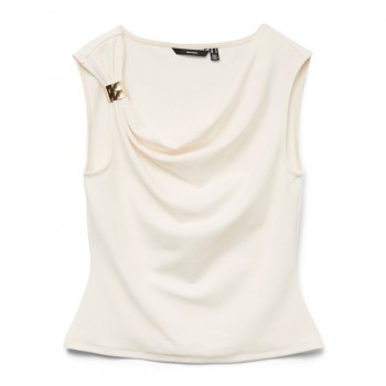 Vero moda VMALLISON SL WATERFALL TOP JRS GA 10327500 cloud dancer